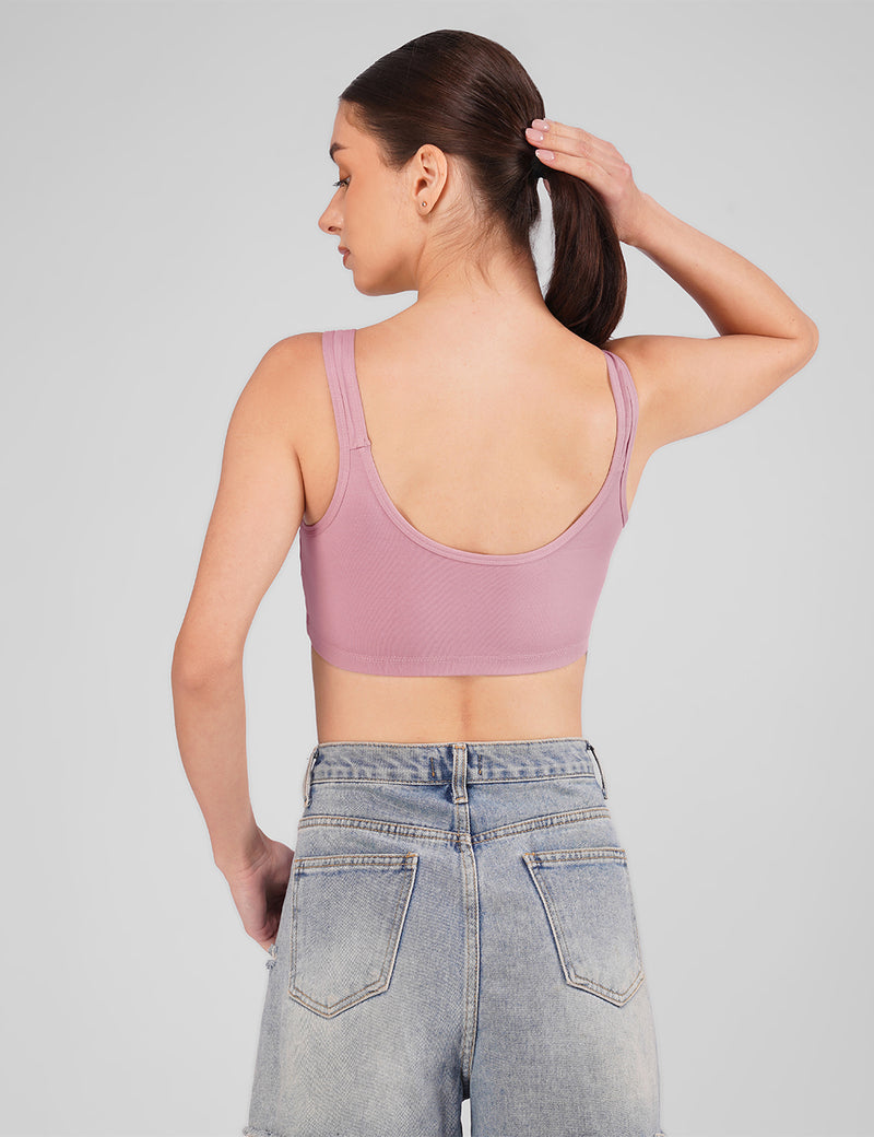EasyFit Bra – Pack of 2 (Powder Rose + Maroon) - additional image