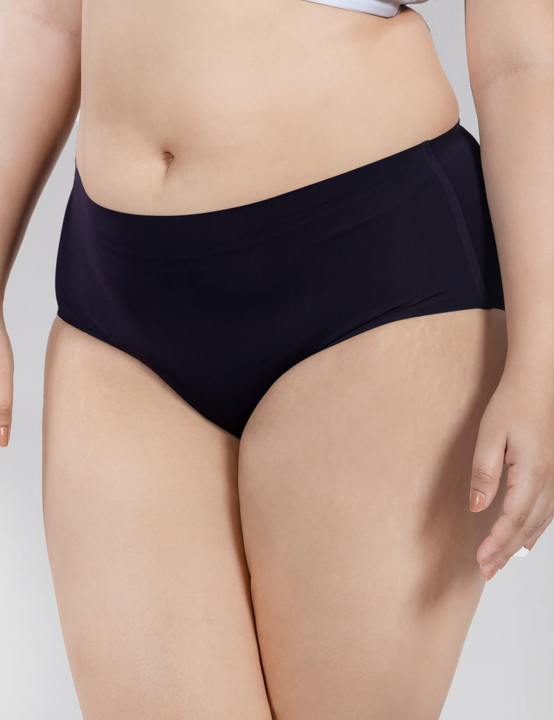 FlexiSoft Seamless No-Show Panty – Black - additional image