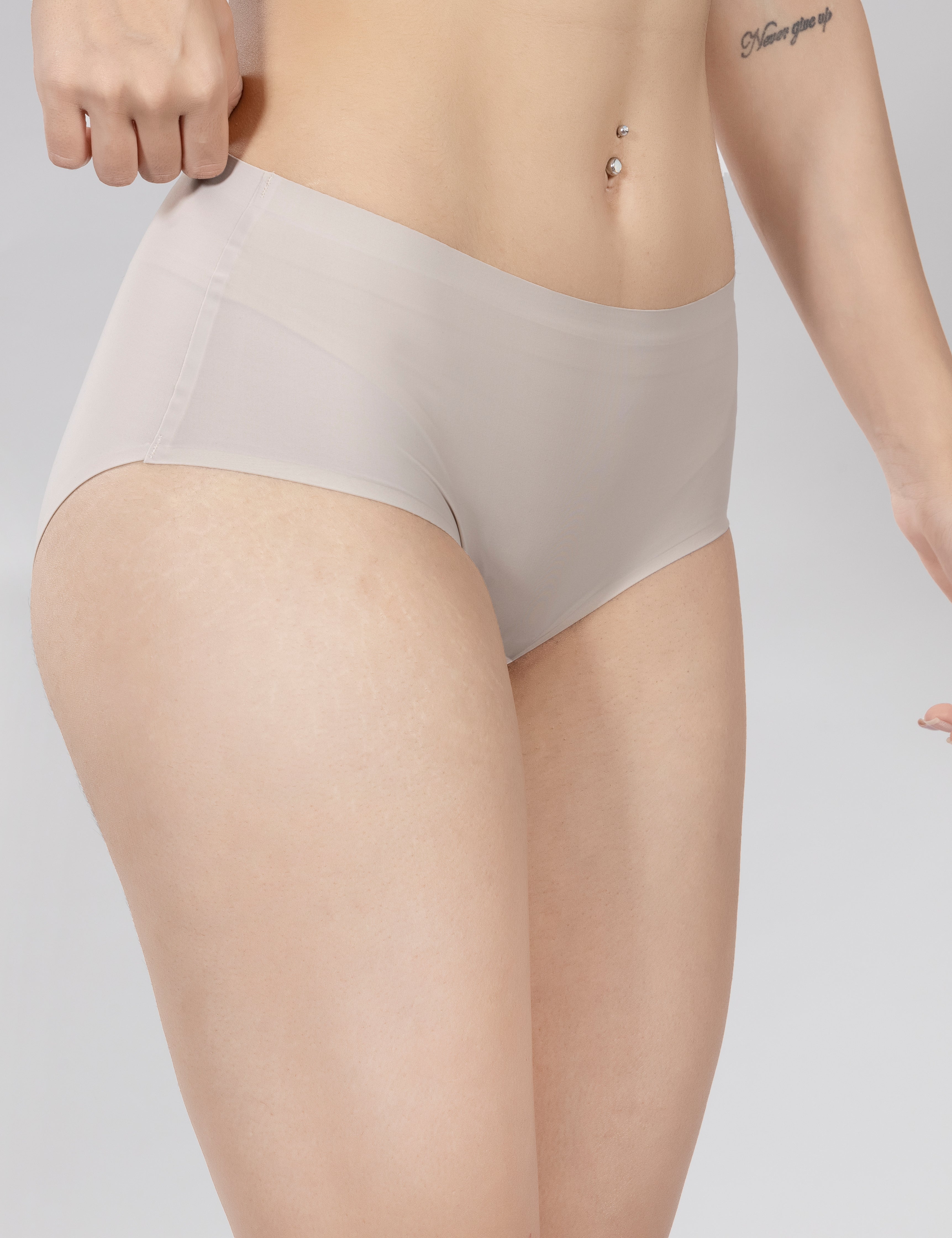 Image of FlexiSoft Seamless No-Show Panty – Skin