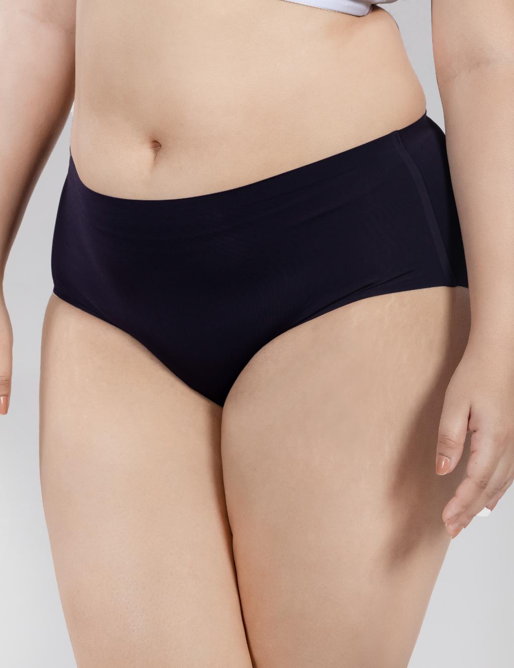 Image of FlexiSoft Seamless No-Show Panty – Black