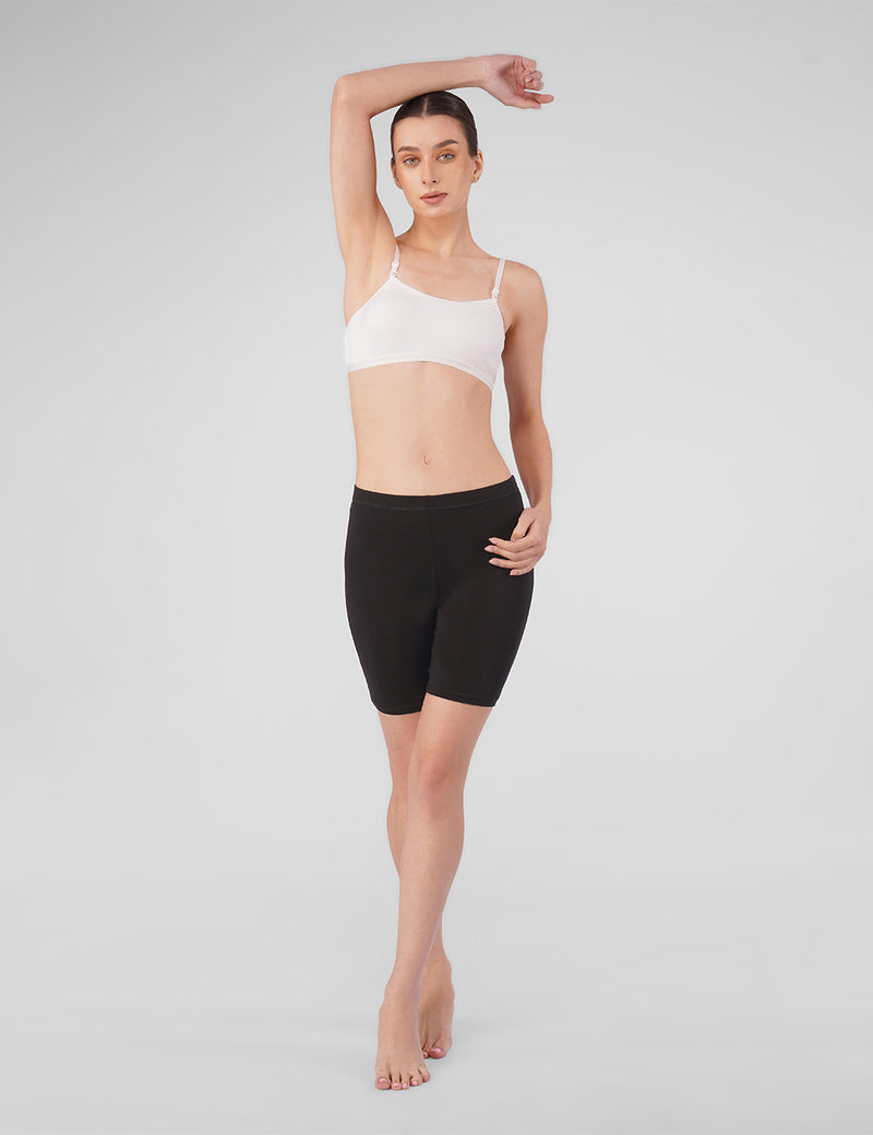 VOOMMN GlideFit™ Anti-Chafing Cycling Shorts – Black - additional image