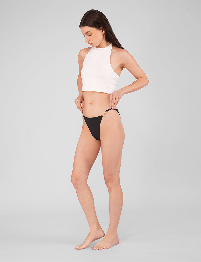 Obsidian Strap Thong - Occasion Wear Panties - additional image