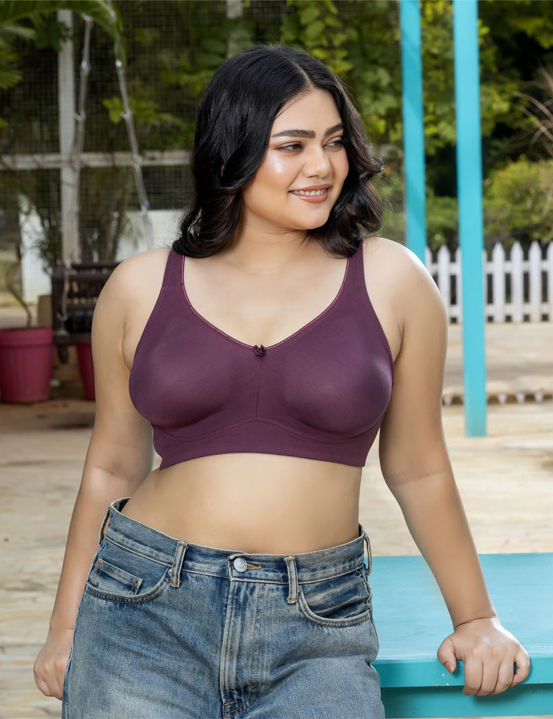 SleekForm Minimizer Bra – Wine - additional image