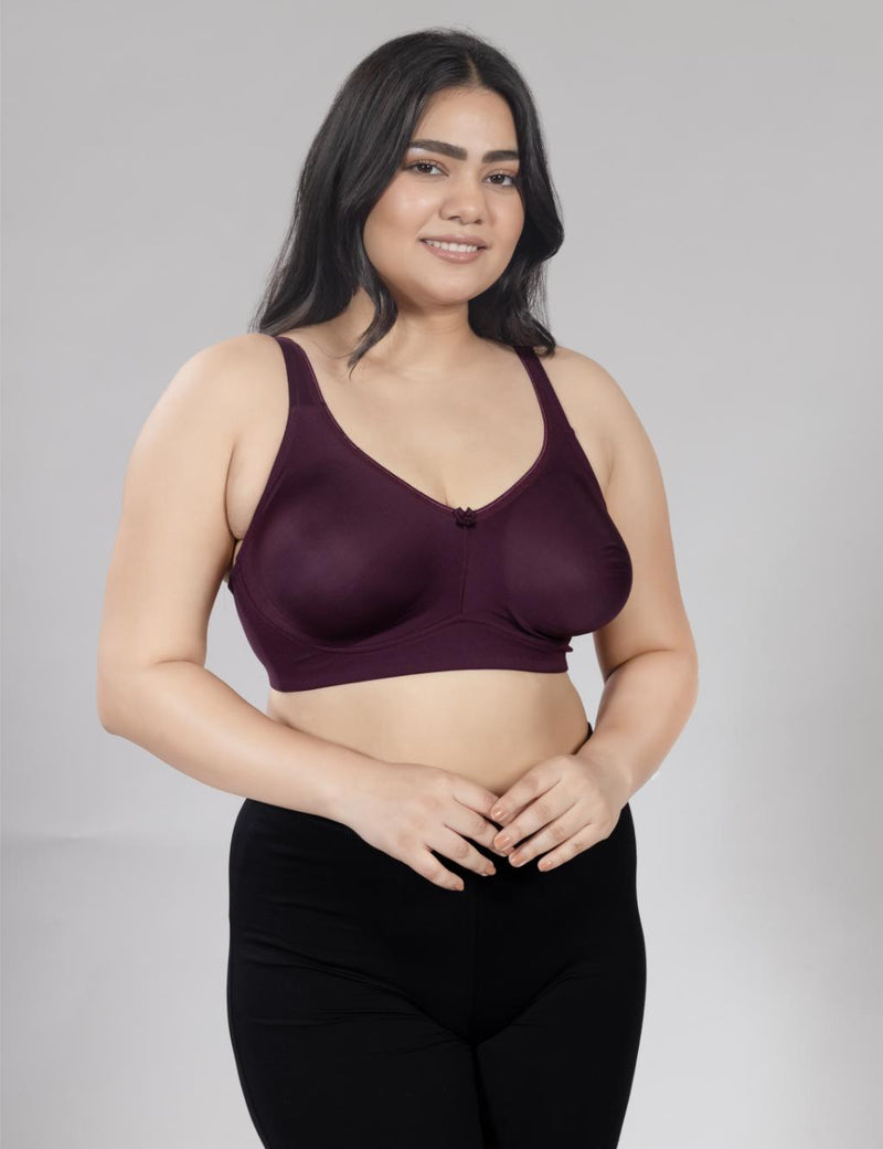 SleekForm Minimizer Bra – Wine - additional image