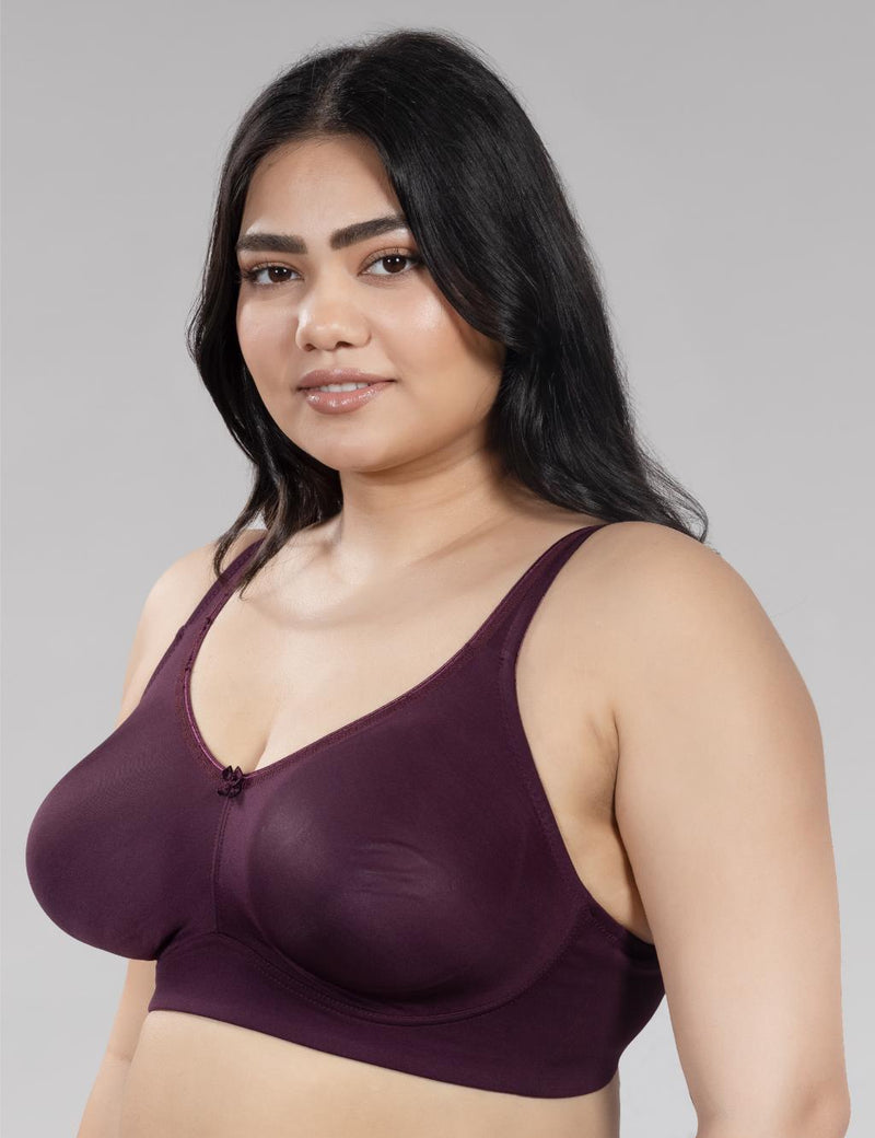 SleekForm Minimizer Bra – Wine - additional image