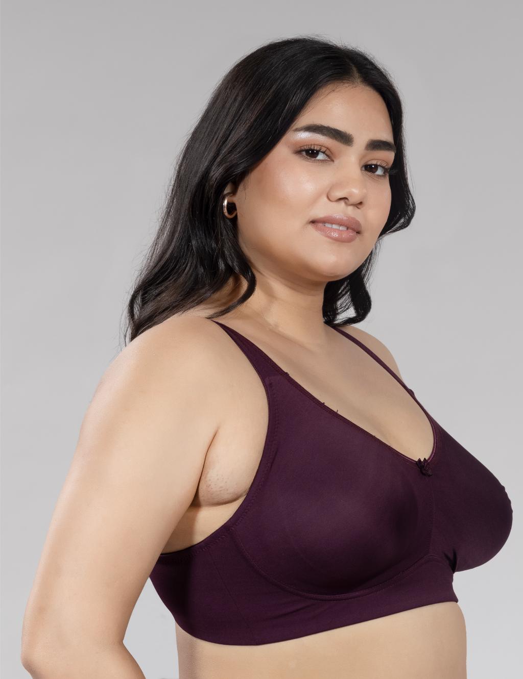 Image of SleekForm Minimizer Bra – Wine