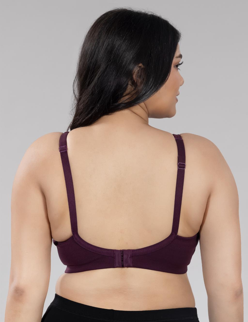 Image of SleekForm Minimizer Bra – Wine