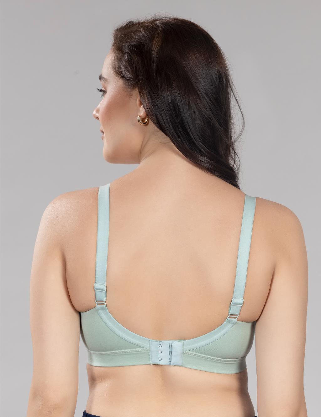 Image of SoftHug Cotton Padded Bra - Pista