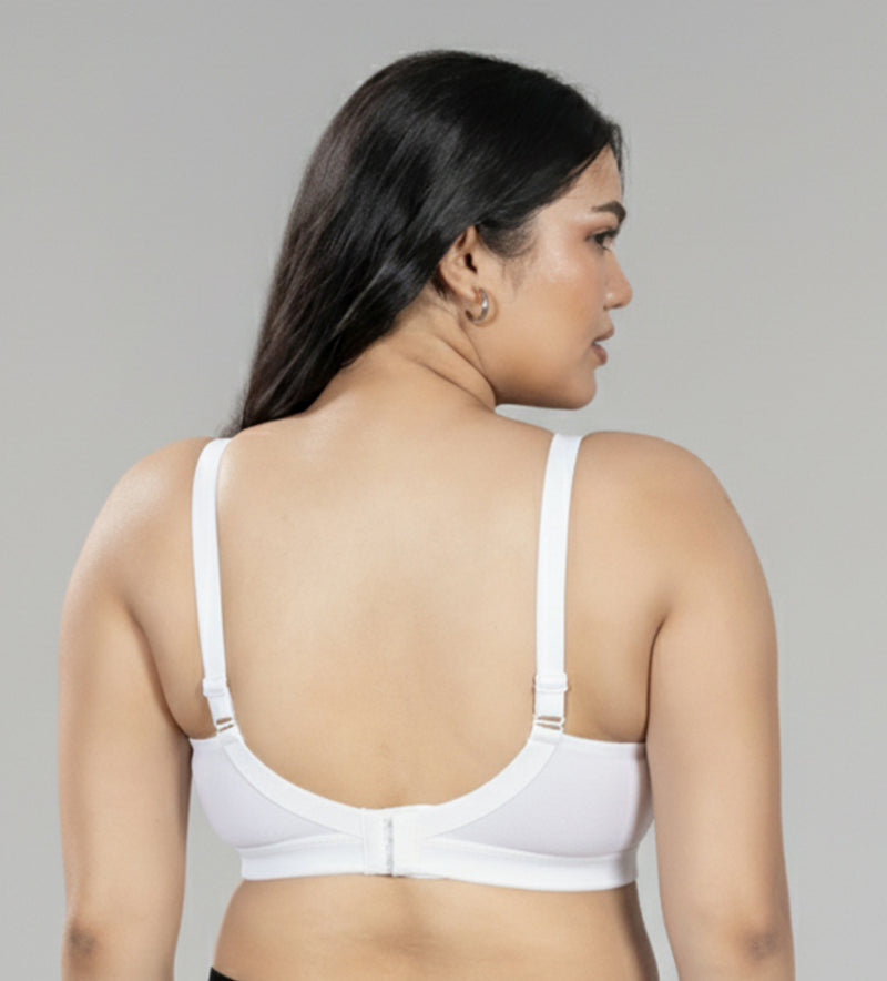 SoftHug Cotton Padded Bra - White - additional image